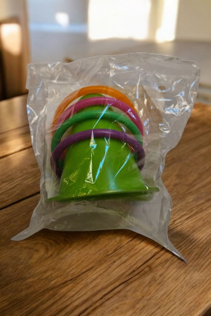 Jouet d’exercice lapin – Anneaux colorés à mâcher (x6) - photo numéro 2