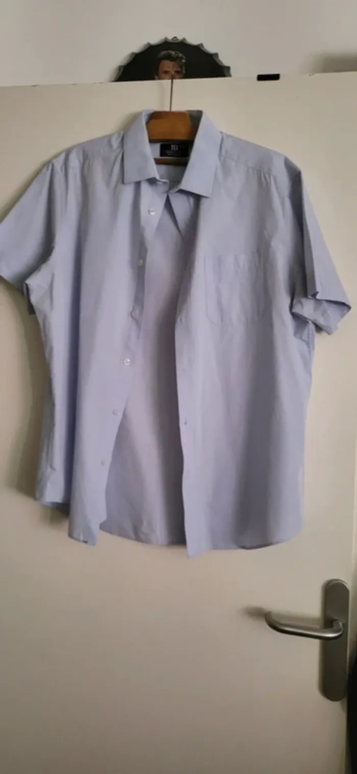 Chemise homme bleu - photo numéro 6