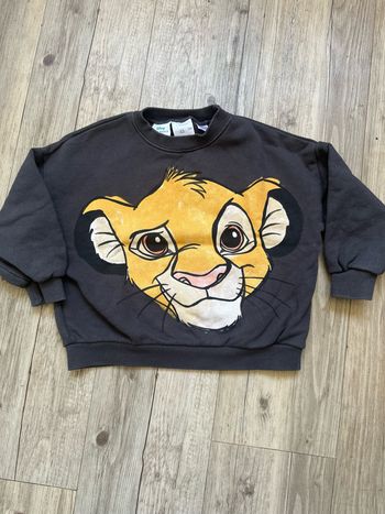 Pull Zara 3/4 ans Disney le roi lion simba