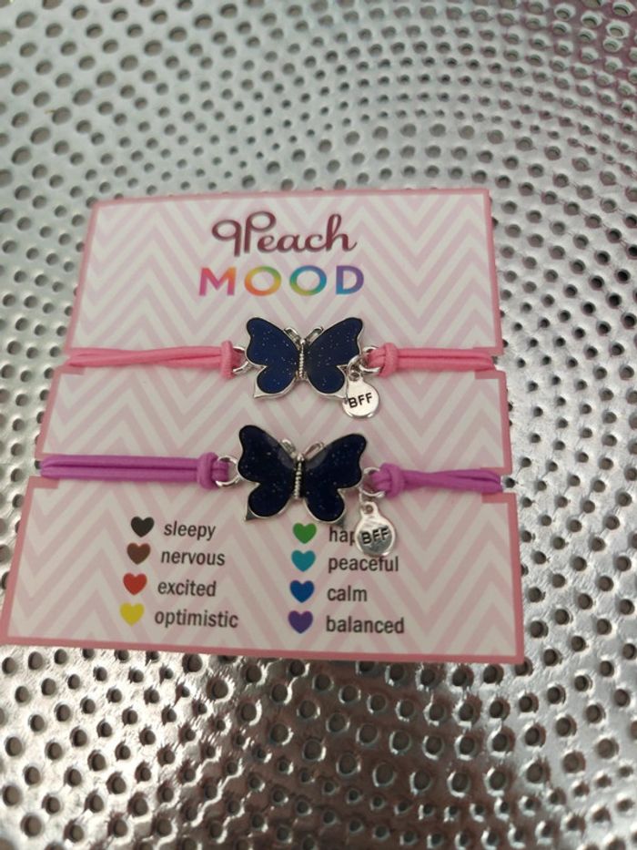 Bracelet d'amitié élastique papillon - photo numéro 2