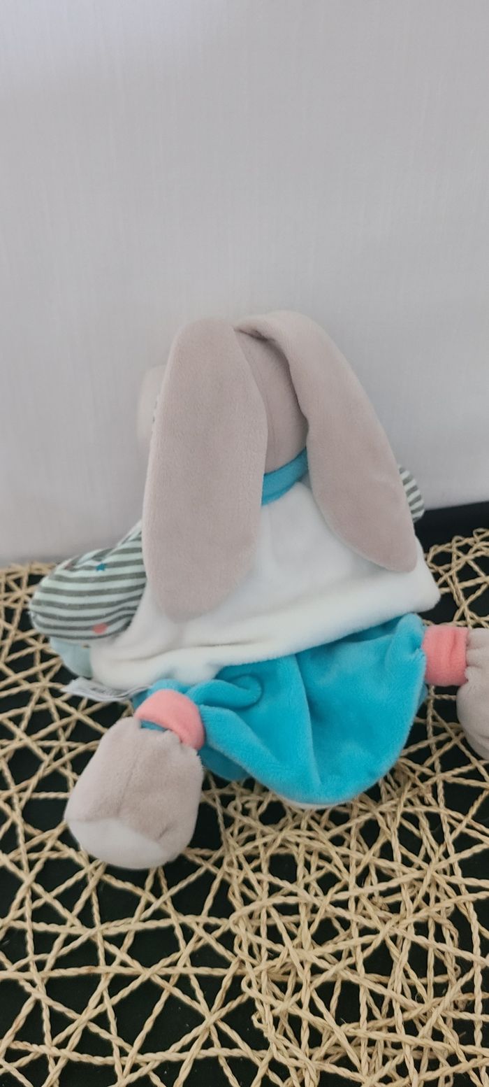 Doudou marionnette lapin DOUDOU ET COMPAGNIE Happy - photo numéro 3