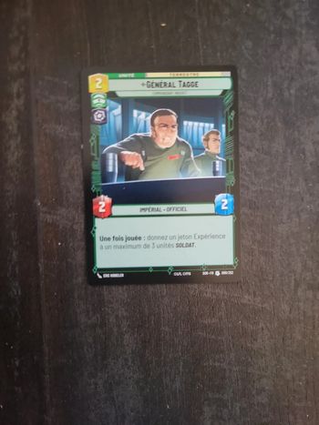 Carte Star Wars Unlimited Général Tagge