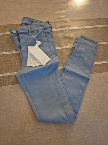 Pantalon super stretch bleu pailleté neuf Vila TXS