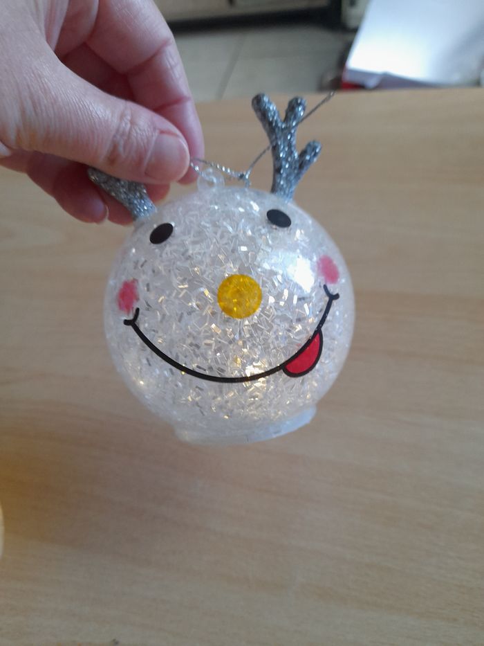 Déco de Noël blanc/ argenté - photo numéro 5