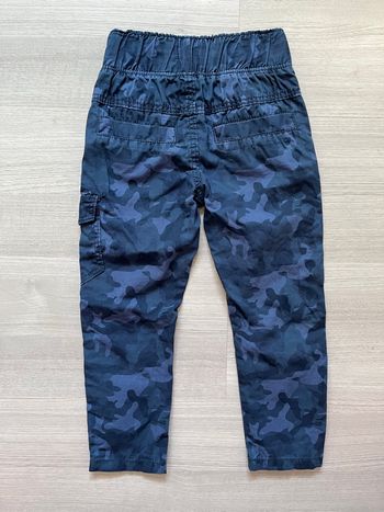Pantalon d’été bleu camouflage 3 ans 
