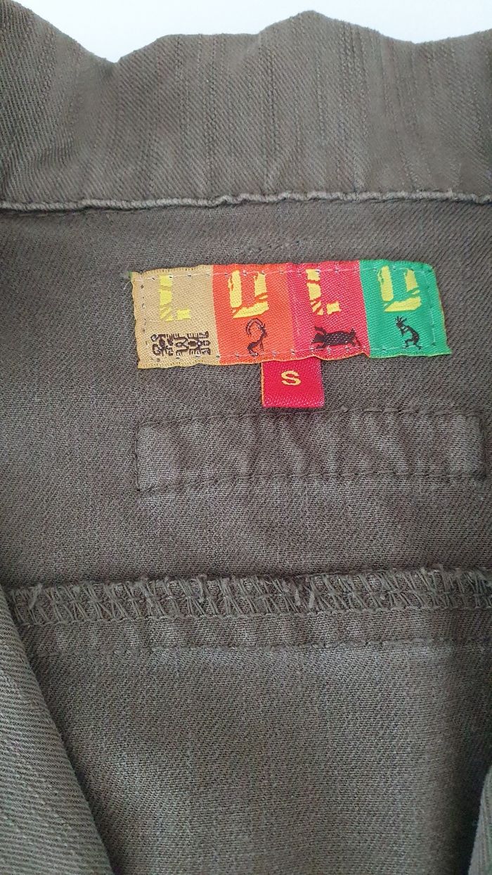 Veste kaki neuve Lulu Castagnette en s - photo numéro 2