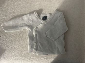 Gilet bébé blanc