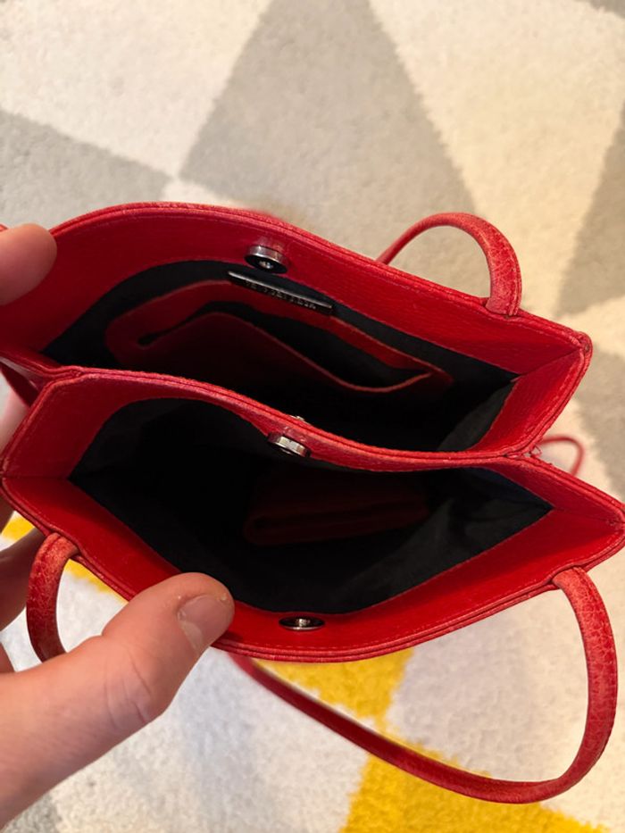 Sac à bandoulière en cuir vintage Georges Rech - photo numéro 8