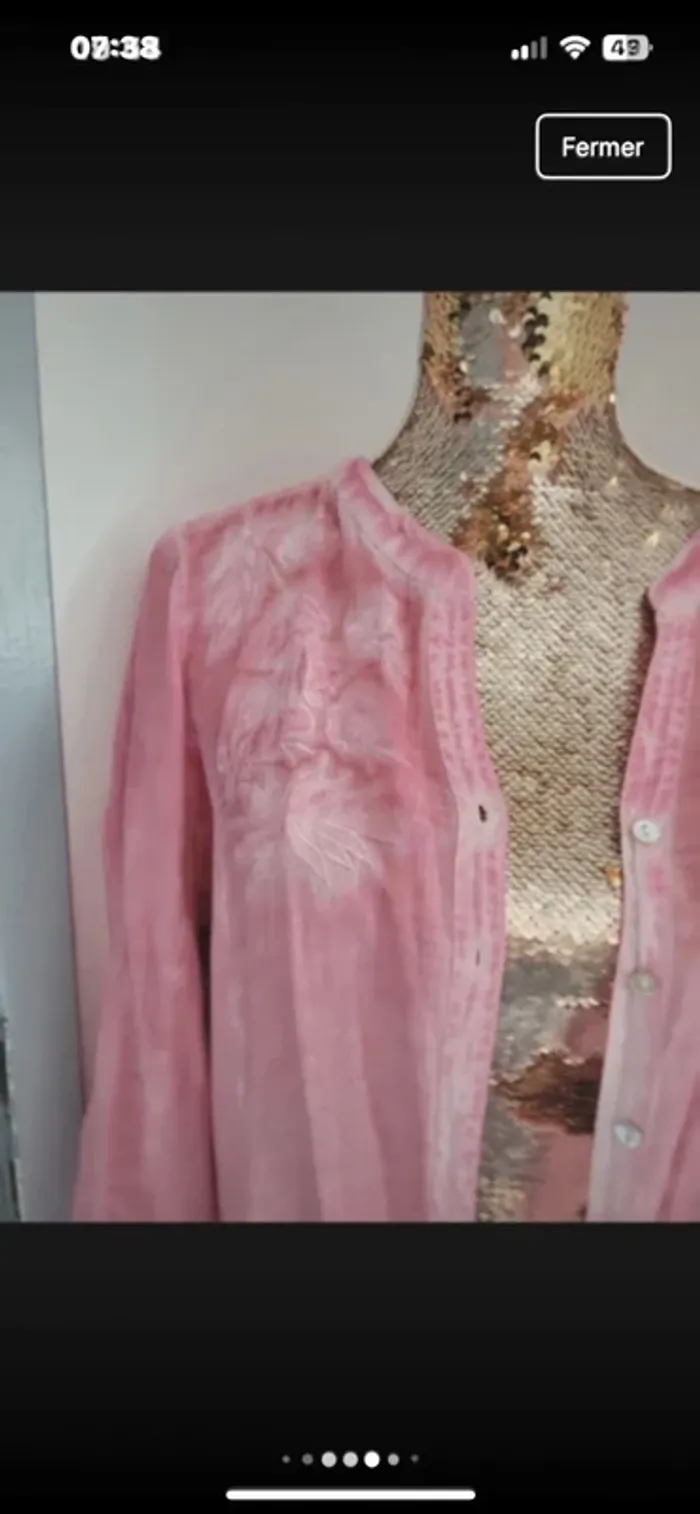 Chemise xl rose - photo numéro 3