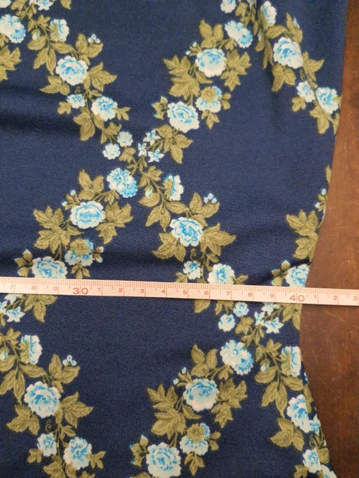 Robe fond bleu fleuries King Louie  taille M - photo numéro 7