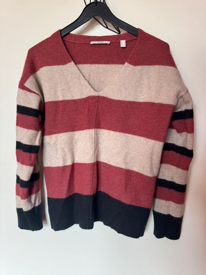 🧶 Pull Esprit à rayures – Taille M - photo numéro 2