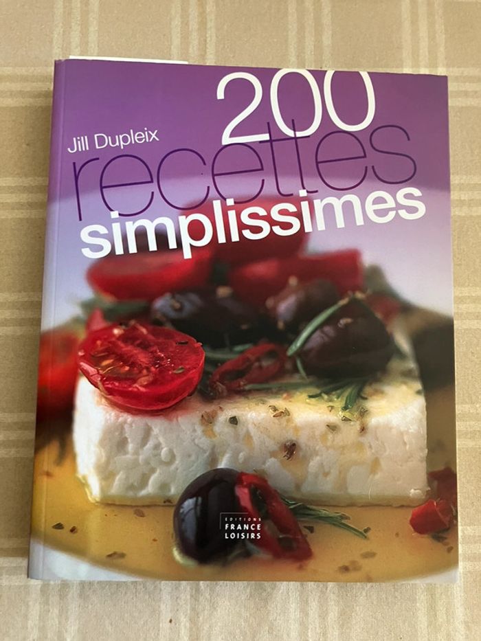 Livre 200 recettes simplissimes