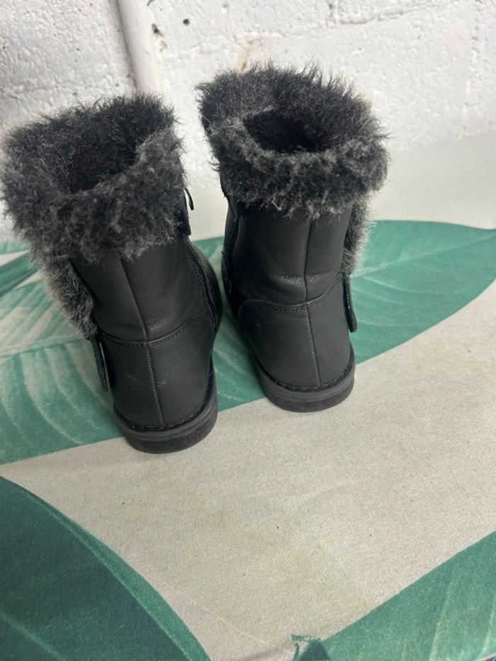 Bottines fourrées taille 26 Nini &girls  noire pailleté - photo numéro 4