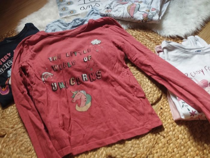 Lot t-shirts 10ans Kiabi licorne - photo numéro 5