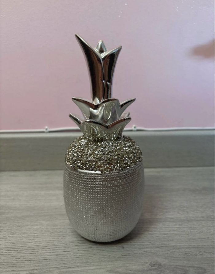 Décoration Ananas argenté - photo numéro 2