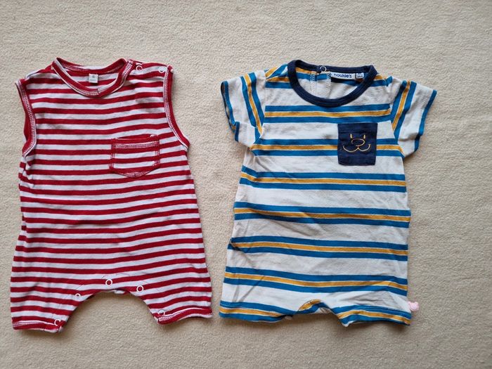 2 barboteuses d’été 6m