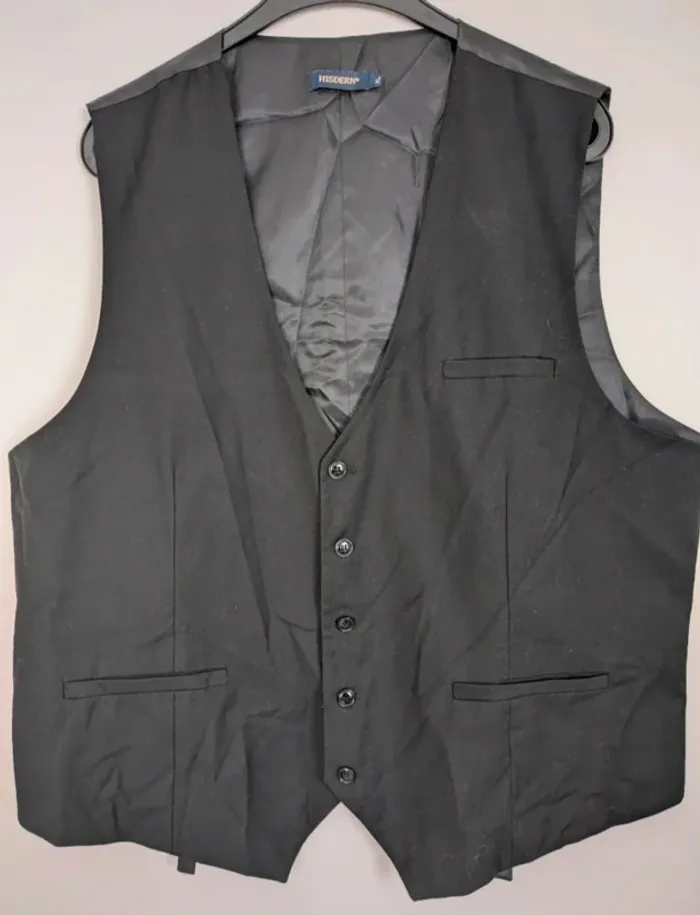 Gilet de costume noir T42 : Kiabi - photo numéro 2