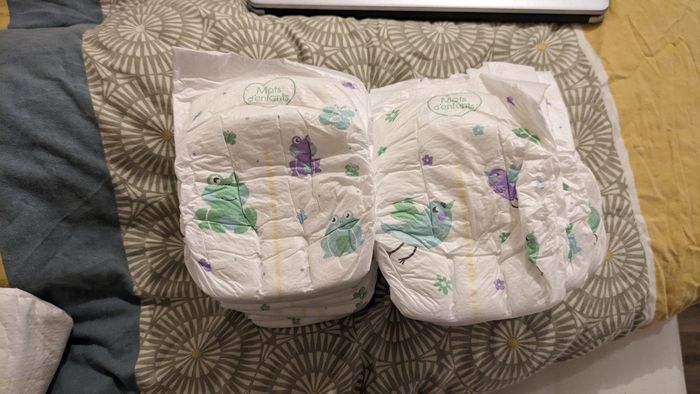 Lot couche mot d'enfant et love&green - photo numéro 2