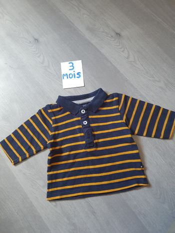 Maillot t-shirt polo 3mois garçon