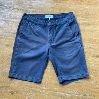 Short type jean bleu marine foncé / noir délavé taille 30