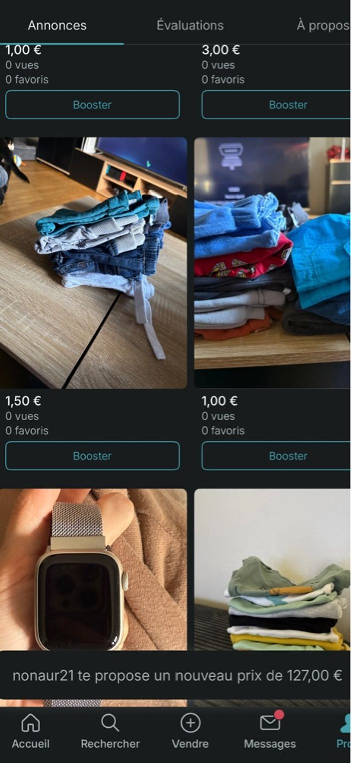 Multiples article bébé en vente sur Vinted. Si un lot vous intéresse, faites-moi le savoir je vous le fais sur ce site. - photo numéro 6