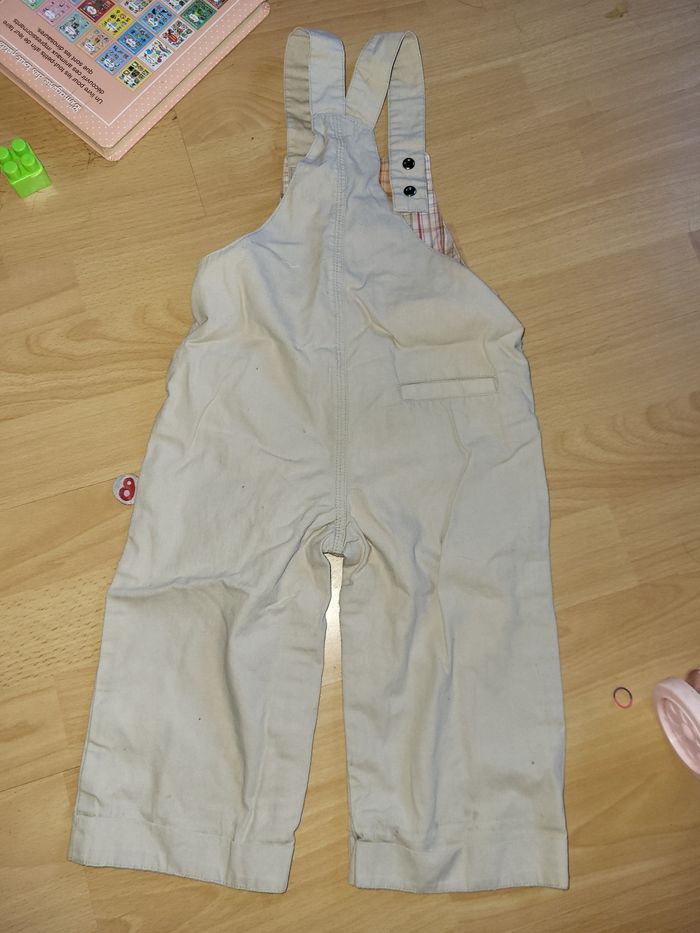 Salopette été beige barbapapa - photo numéro 2