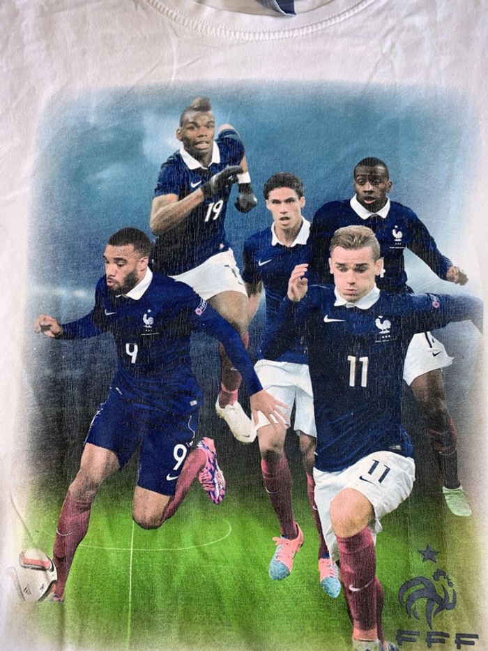 T-shirt garçons foot équipe de France - photo numéro 2