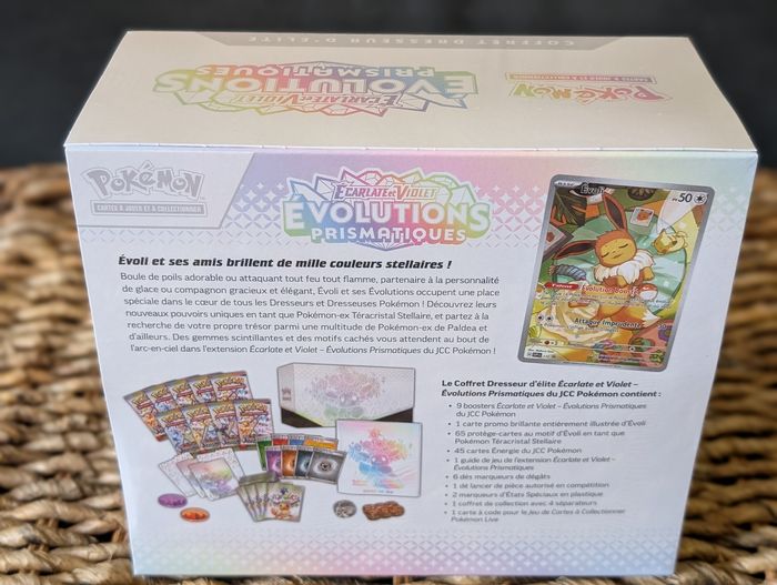 ETB Coffret dresseur d'élite Évolutions Prismatiques Pokémon EV8.5 fr - photo numéro 2