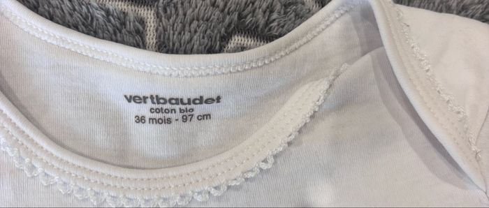 Bodie manches longues coton bio 36 mois verbaudet - photo numéro 2