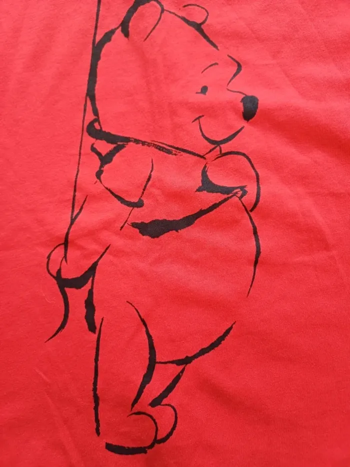 T-shirt rouge winnie l'ourson - photo numéro 6