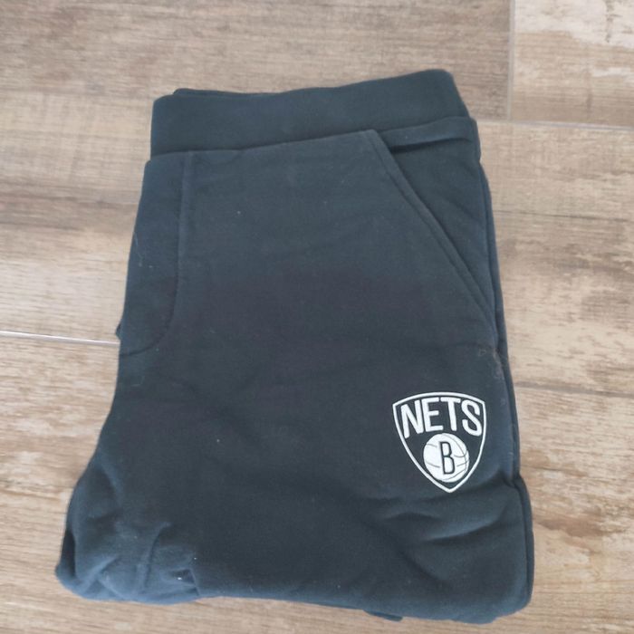 Pantalon de survêtement coton bas de jogging Adidas NBA Nets noir de 2010 taille M - photo numéro 18