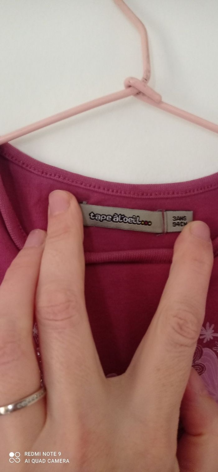 T-shirt tape à l'oeil en 3 ans - photo numéro 3