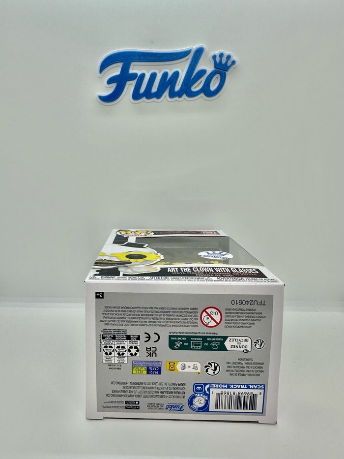 Funko Pop Terrifier Art The Clown With Glasses 1593 Funko Exclusive - photo numéro 7