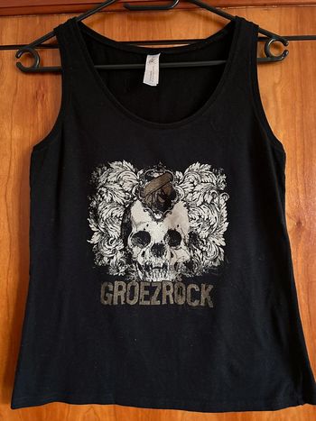 Débardeur noir skull 36