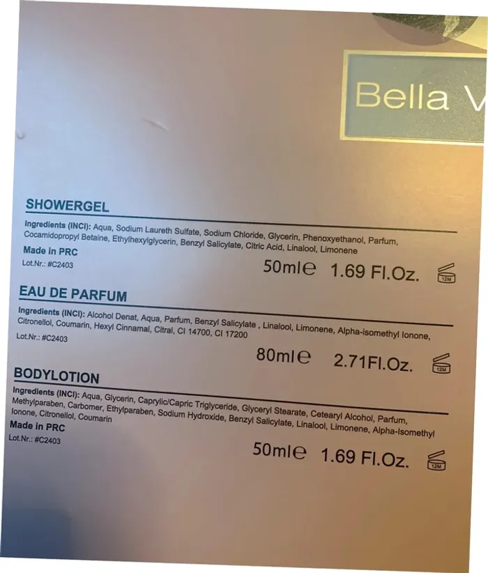 Coffret parfum Bella Vida - photo numéro 4
