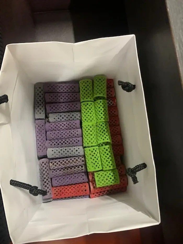 lot de 100 bigoudis velours efalock - photo numéro 5