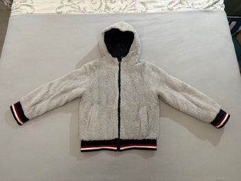 Blouson réversible 3 Pommes gris/bleu