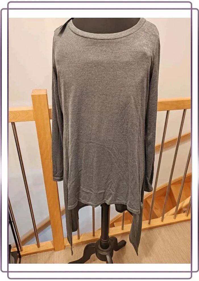 Pull zanzea gris