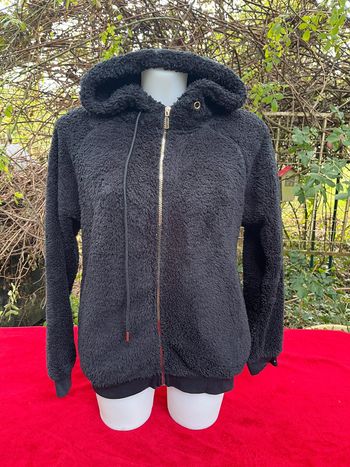 Veste pilou pilou neuve T.L – ultra douce, capuche & zip doré