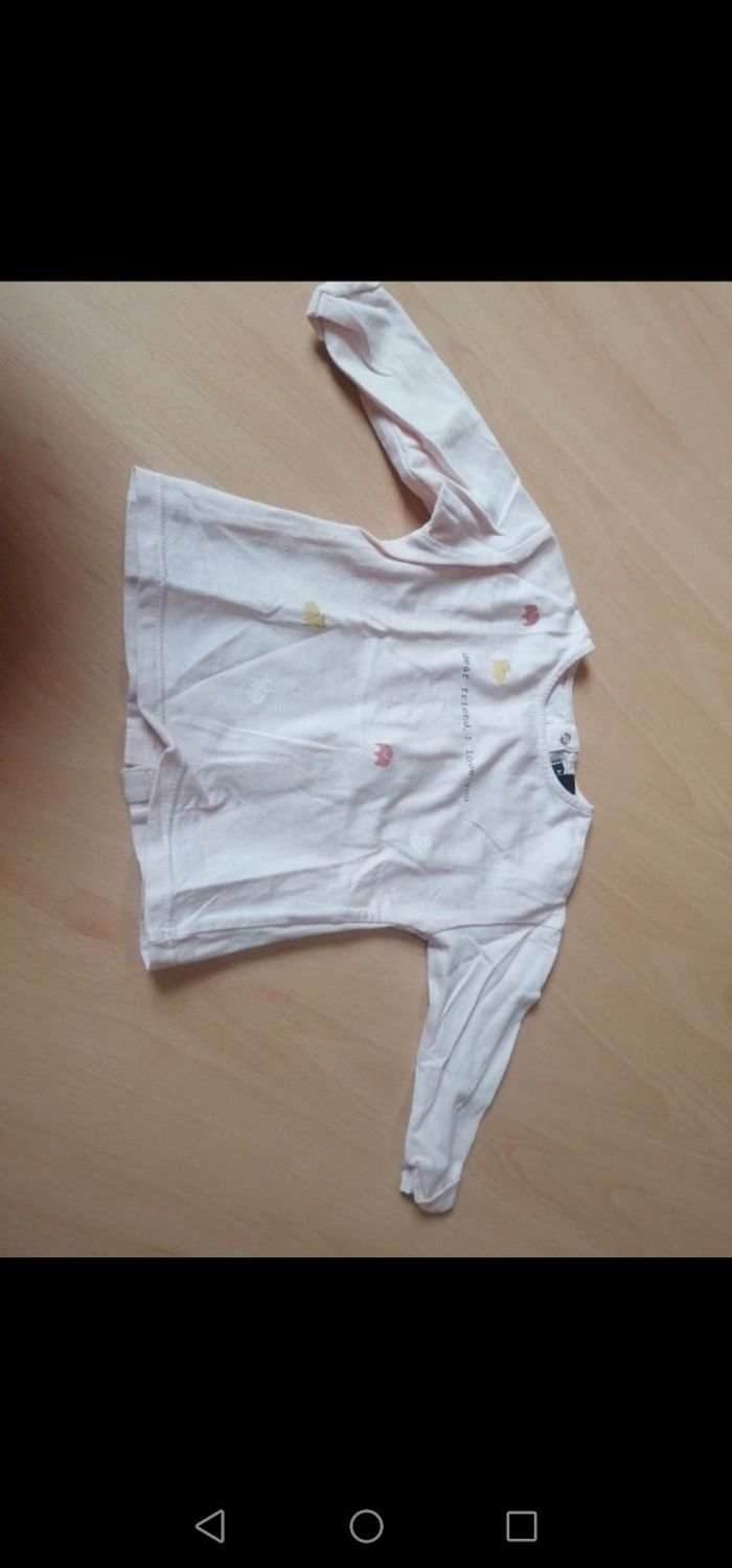 Tee-shirt bébé manche longue