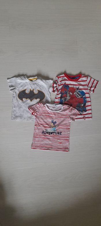 3 Tee-shirt T 24 mois