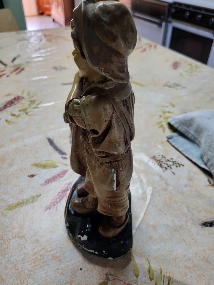 Statuette platre vintage - photo numéro 3