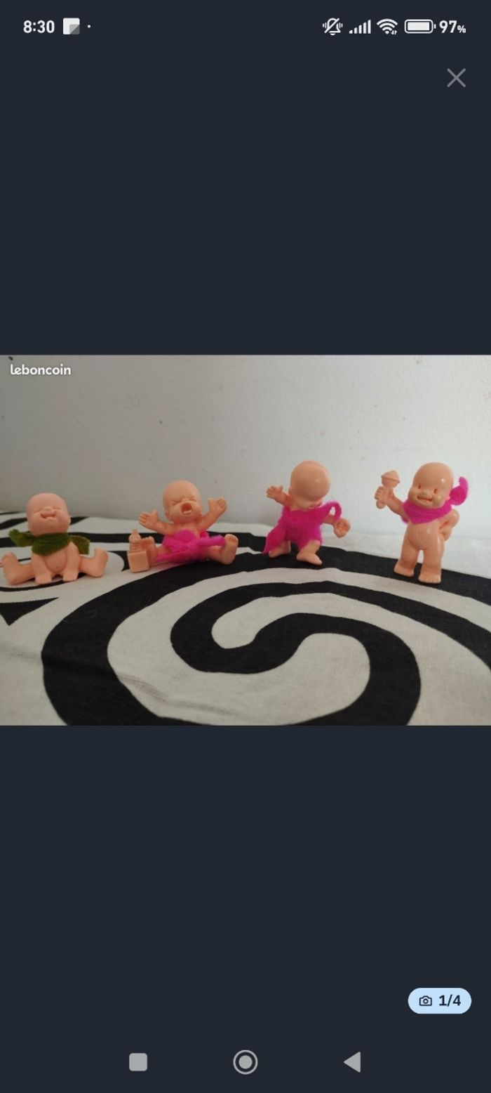 Lot de 4 babies vintage année 90