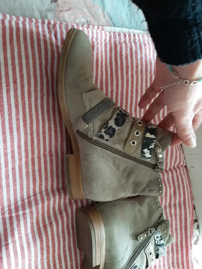 Chaussures bottines femme pointure 40 mjus - photo numéro 6