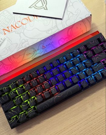 Clavier Ajazz NK68 neuf – Noir – RGB