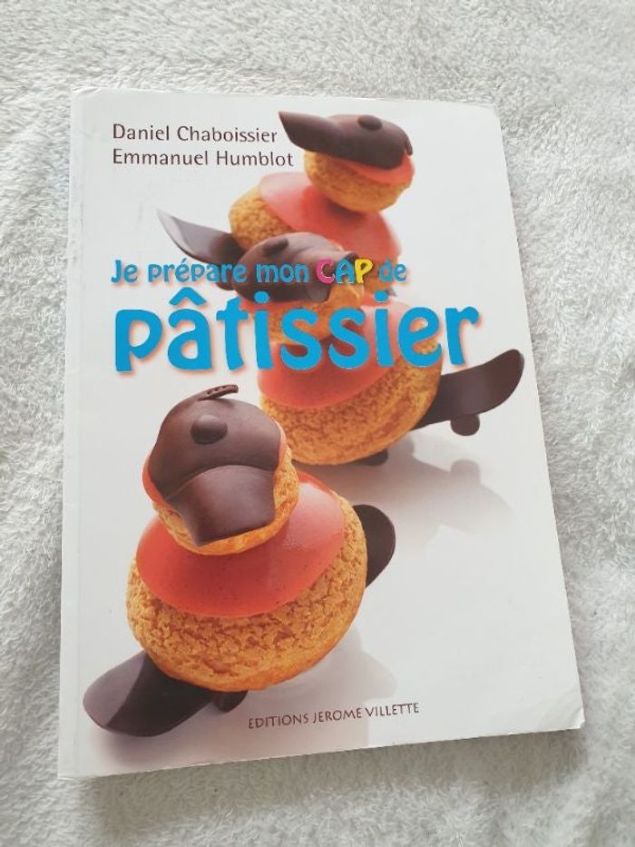 Livre je prépare mon CAP de Pâtissier