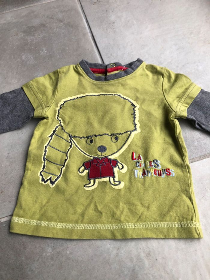 Pull fin t-shirt manche longue bébé garçon Orchestra Baby boy taille 6 mois / 67 cm - photo numéro 9