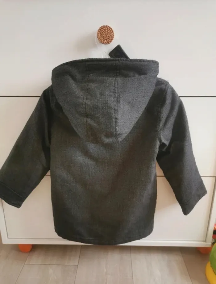 Manteau intérieur molletonné à capuche - photo numéro 3