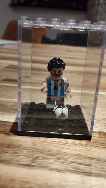 Vitrine d'exposition pour figurines type Lego