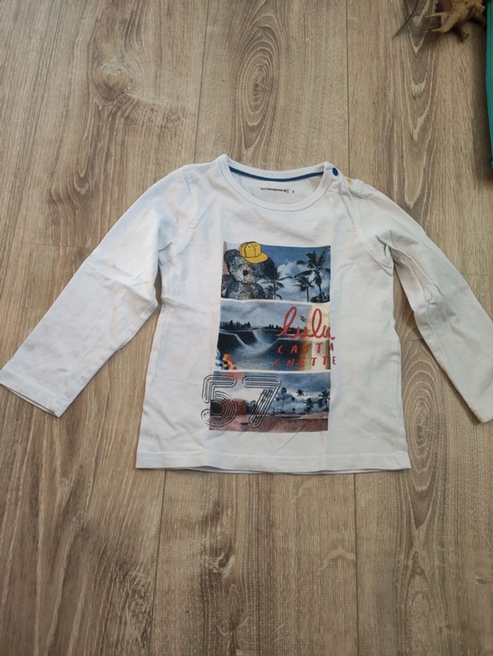 Tee shirt manches longues 3 ans garçon